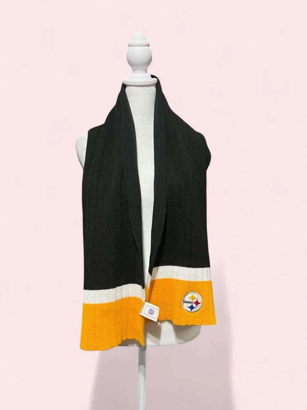 Steelers Black & Gold Knit Scarf
